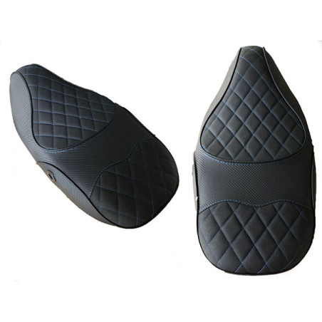 buddydek Regia (made in EU) luxe stiksel zwart/blauw sprint