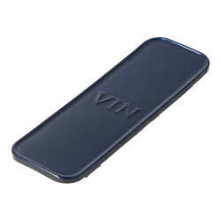 framenummerklepje blauw donker vx50 op op