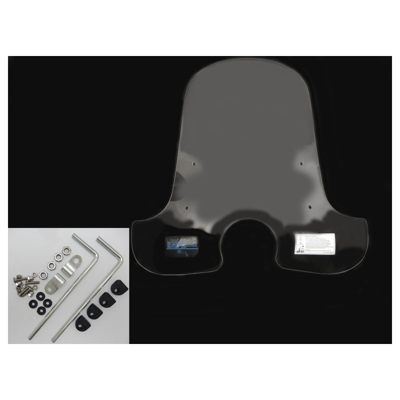 windshield with mounting set high clear BTC Grande Retro New Luxe, agm Retro, BTC Grande Retro Old, vintage