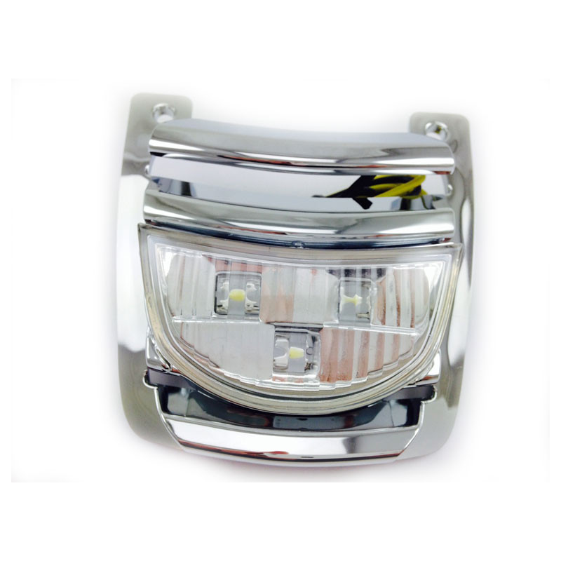 rooster + led lamp midden voorzijde chroom vespa S op op