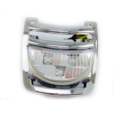 grille + led lamp middle front chrome vespa S op op