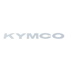 sticker Kymco origineel zijskirt woord [kymco] wit Kymco Agility 87160-ldc8-e90-t01