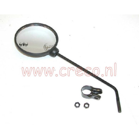 spiegel vicma + klem universeel rond 108mm m8x1.25 zwart beta, sherco