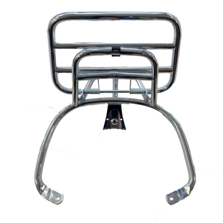 ACHTERKLAPDRAGER CHROOM VESPA PRIMAVERA/SPRINT ORIGINEEL