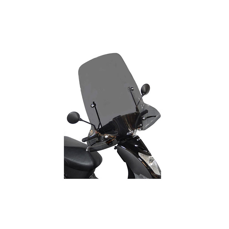 windshield Kymco original with mounting set high smoke Kymco Agility 29920005s