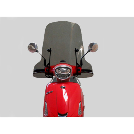 windscherm Kymco origineel met bevestigingsset hoog smoke new like 29920029s