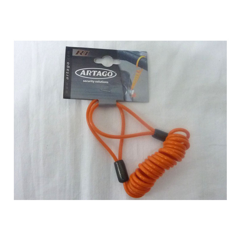 koord artago schijfrem slot (memory kabel) rood