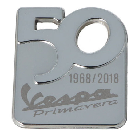 embleem Piaggio origineel beenschild jubileum 1968/2018 [50] primavera 50/125/150 2h002731