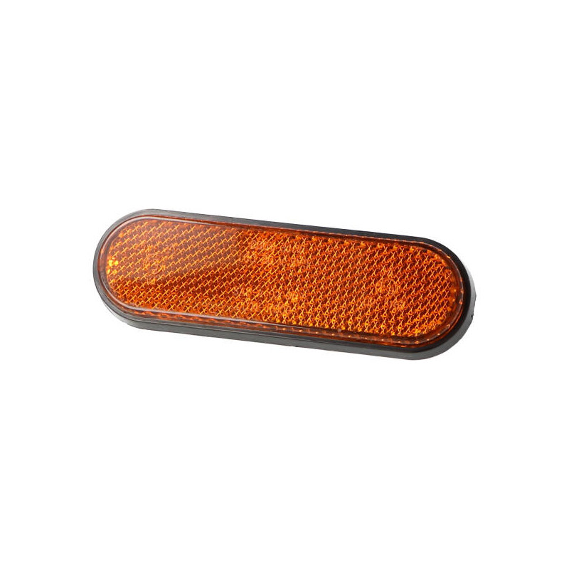 reflector Kymco origineel voorvork oranje agility, agility delivery, k-pipe, people-s, super-8, super-9 33731-kgb5-900