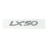 embleem zijscherm woord lx50 aluminium vespa lx
