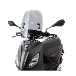 WINDSCHERM ISOTTA PASSEND OP PIAGGIO ONE SMOKE LAAG -