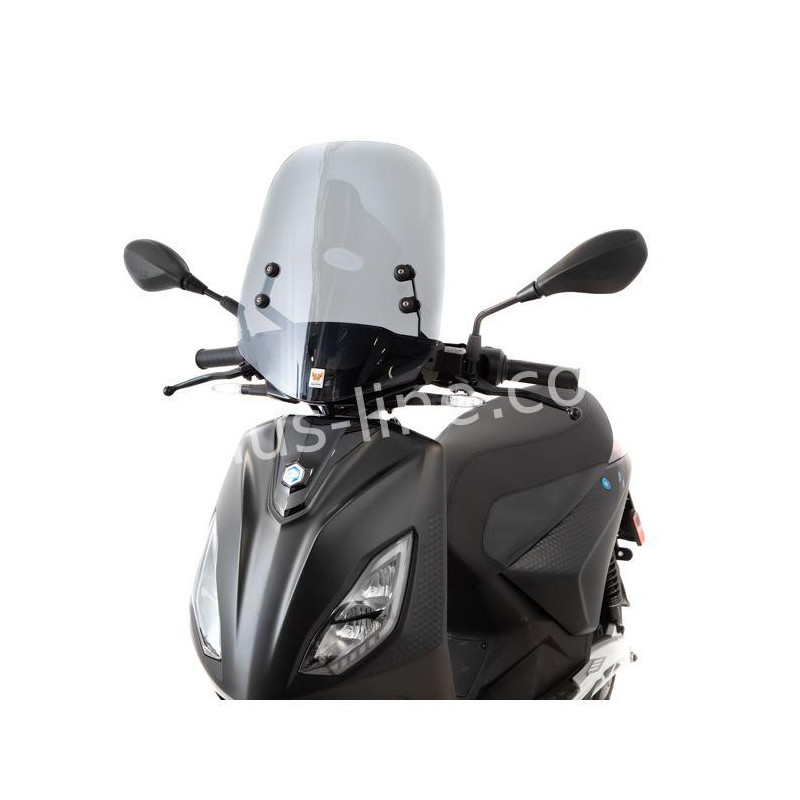 WINDSCHERM ISOTTA PASSEND OP PIAGGIO ONE SMOKE LAAG -