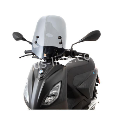 WINDSCHERM ISOTTA PASSEND OP PIAGGIO ONE SMOKE LAAG -