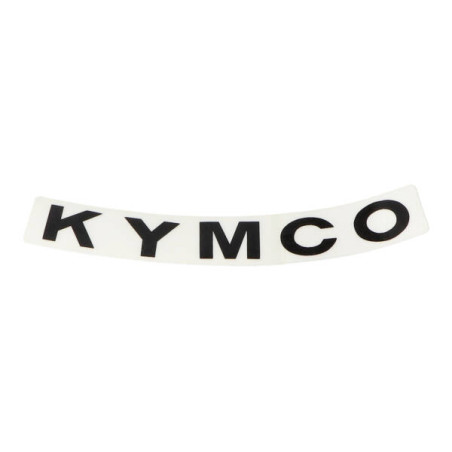 sticker Kymco original leg shield word [kymco] 8.5cm black 87556-kclc-c00-t02