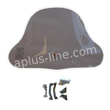 WINDSCHERM ISOTTA MQI GT LAAG - SMOKE