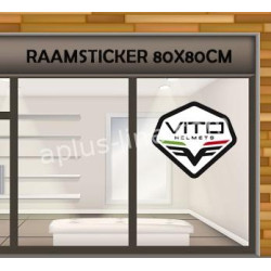 VITO ETALAGE / RAAM STICKER 80X80CM