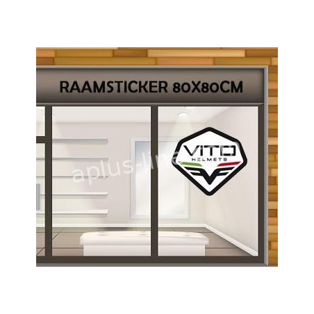 VITO ETALAGE / RAAM STICKER 80X80CM