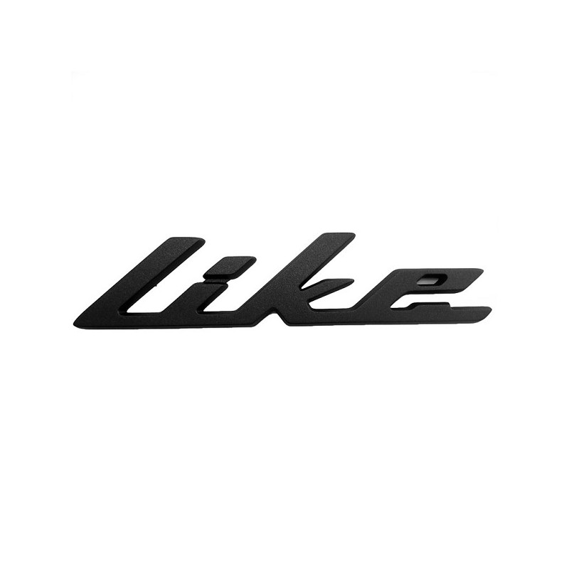 embleem Kymco origineel woord [like] zijscherm grijs mat new like 86202-acc1-e10-t02