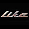 emblem Kymco original word [like] side cover chrome new like 86202-acc1-e10-t01