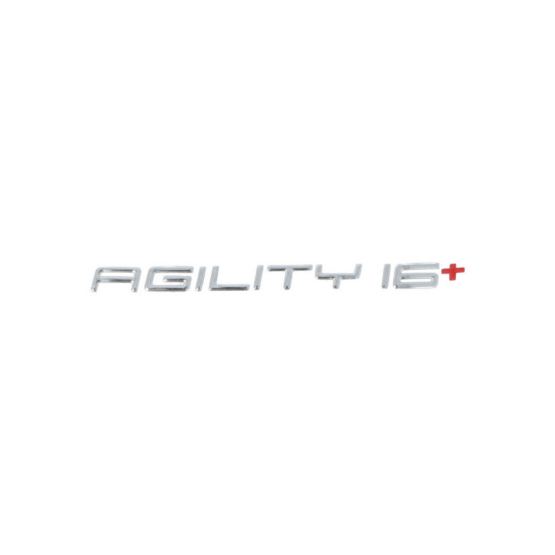 embleem Kymco origineel woord [agility 16+] zijscherm agility 16inch 86202-alj8-e10-t01