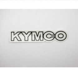 sticker Kymco origineel beenschild woord [kymco] wit diamant sco kymco, vp50 87140-lfc8-e80-t02 op op