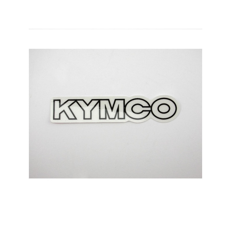 sticker Kymco original leg shield word [kymco] white diamond sco kymco, vp50 87140-lfc8-e80-t02 op op