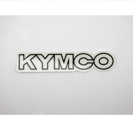 sticker Kymco original leg shield word [kymco] white diamond sco kymco, vp50 87140-lfc8-e80-t02 op op