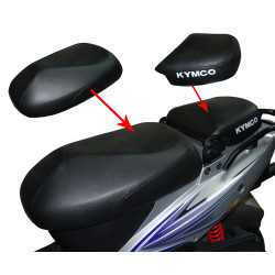 buddydek Xtreme (made in EU) Kymco 2 dlg carbon Kymco Agility