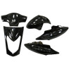 plaatwerkset 2-pers. zwart 5-delig Kymco Agility