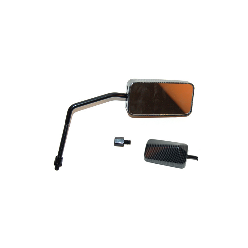 mirror DMP rectangular sport F1 right 8mm carbon