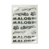 sticker set Malossi chrome/grey 12-parts 3314465