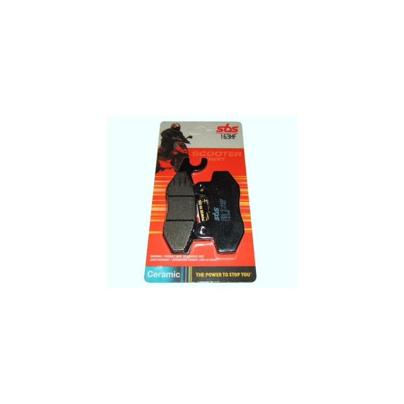 brake pad set SBS front adv150, agility, like, vitality 163hf