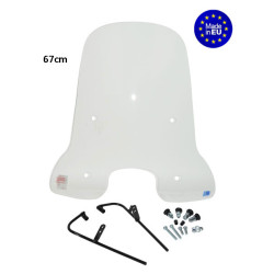 windshield Regia with mounting set high (made in EU) kymco 67cm clear kymco, like