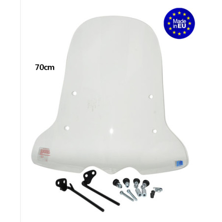 windshield Regia with mounting set (made in EU) (made in EU) kymco 70cm clear kymco, vp50