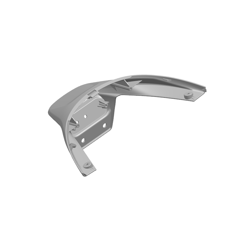 Achterspatbord boven-E300P-Black