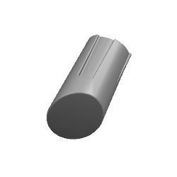Rubber plug windscherm rechtsboven voor-E80C-zwart