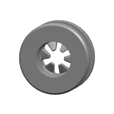 Beschermrubber binnenkant voorspatbord-E80C