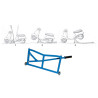 paddock stand DMP race universal (paddock) blue scooter