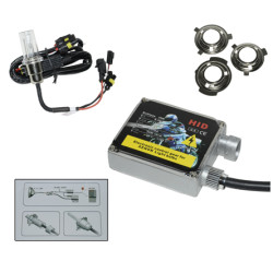 verlichtingsset DMP xenon gelijkstroom niet voor Piaggio (HID DC accu) universeel op op