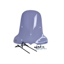 windshield Regia with mounting set (made in EU) (made in EU) 65cm smoke agility, vitality