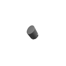 Rubber plug beugel voetsteun linksvoor-EU