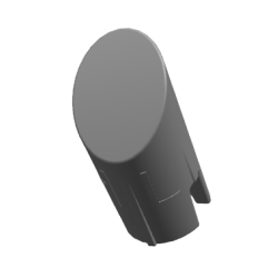 Rubber plug beugel voetsteun linksachter-EU