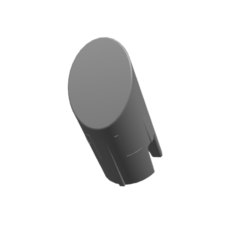 Rubber plug beugel voetsteun linksachter-EU