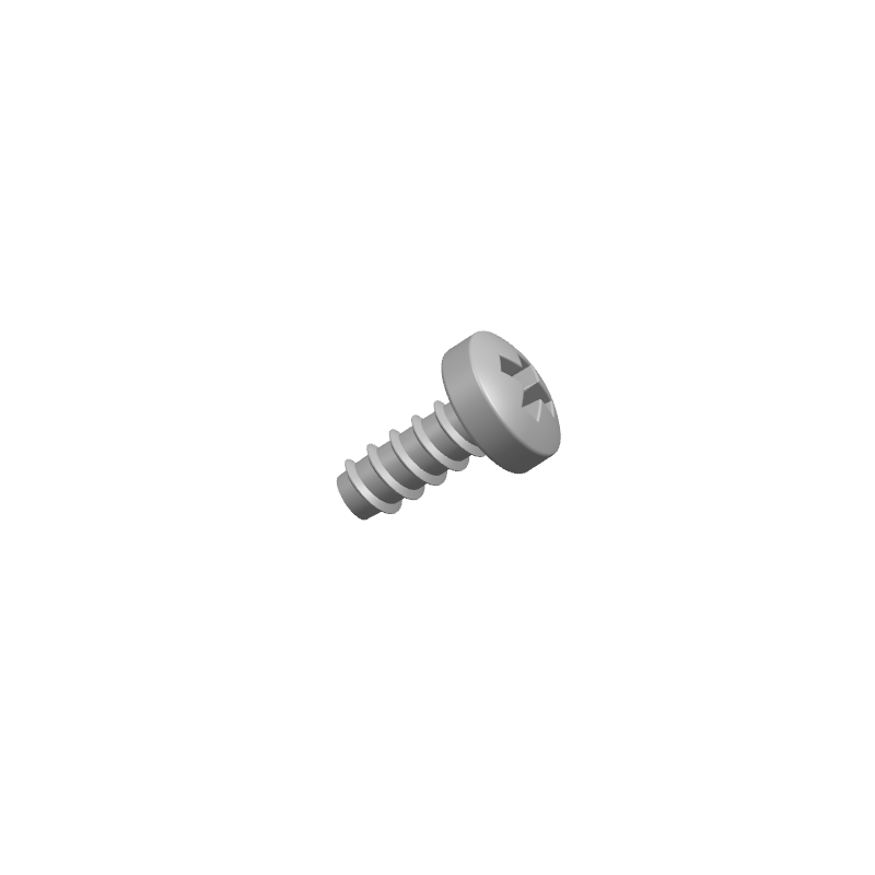 Zelftappende verzonken kleine schroef met kruiskop-ST2,9×6,5 - Φ5,6