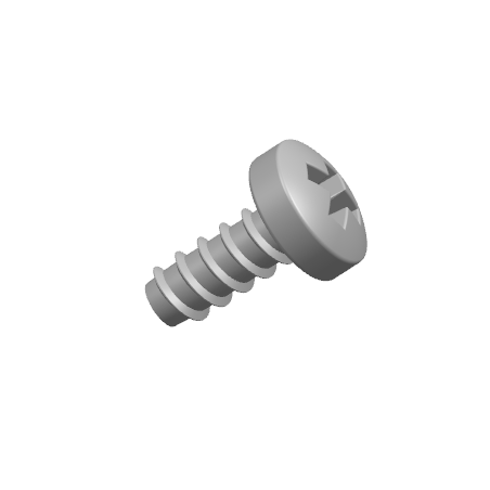 Zelftappende verzonken kleine schroef met kruiskop-ST2,9×6,5 - Φ5,6