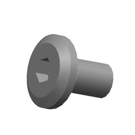 Grote inbus platte kopschroef-M6*10