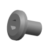 Grote inbus platte kopschroef-M6*10