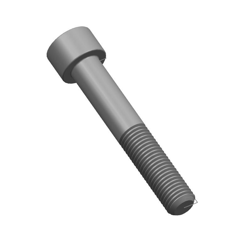 Inbus cilinderkopbout-M10x1,25x55