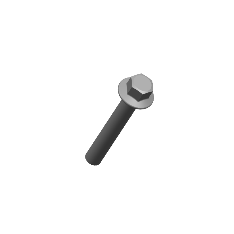 Zeskantflensbout-M6x40