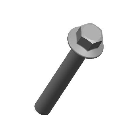 Zeskantflensbout-M6x40